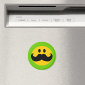 ムスタヒイエローハッピー顔 マグネット (インサイチュ (食洗機))