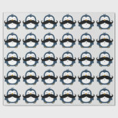 ムスタヒペンギン漫画 ラッピングペーパー (フラット)