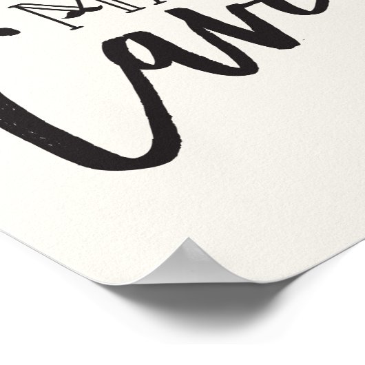 ムスタヒリトルマンケーブボーイベビー子供部屋アート ポスター (角)