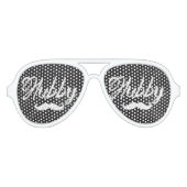 ムスタヒー氏は新婚の新婦ハネムーンの太った アビエーターサングラス (正面)