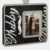 ムスタヒー氏は新婚の新婦ハネムーンの太った シルバープレートフレームオーナメント (右)