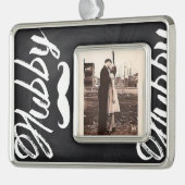 ムスタヒー氏は新婚の新婦ハネムーンの太った シルバープレートフレームオーナメント (左)