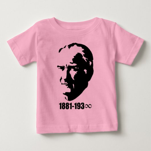 ムスタファケマルのアタチュルク ベビーTシャツ (正面)