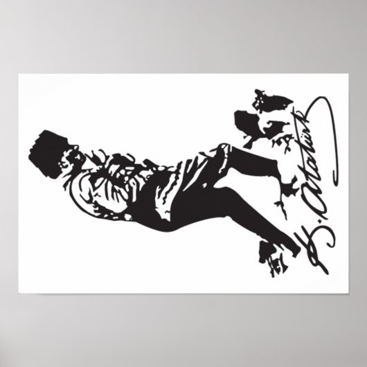 ムスタファケマルのアタチュルク ポスター (正面)