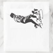 ムスタファケマルのアタチュルク 長方形シール (バッグ)