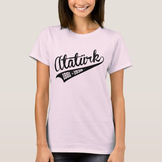 ムスタファケマルのアタチュルク Tシャツ (正面)