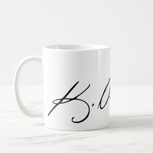 ムスタファケマルアタテュークカップ コーヒーマグカップ (左)