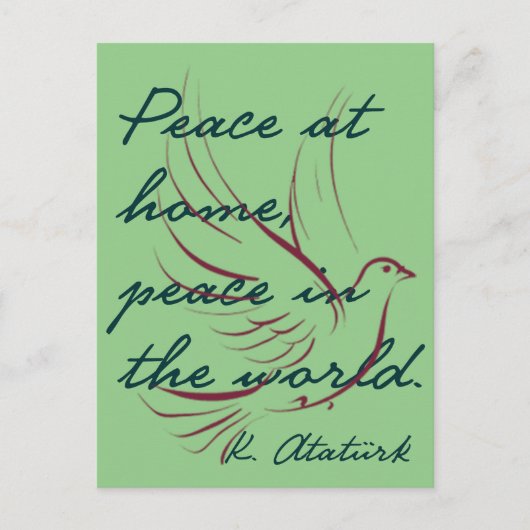 ムスタファ・ケマル・アタテュルク ポストカード (正面)