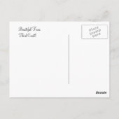 ムスタンアイランド州パークハガキ ポストカード (裏面)