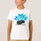 ムスタングのカスタマイザの子供のRaglanのTシャツ Tシャツ (正面)