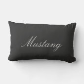 ムスタングのカスタムの枕 ランバークッション (裏面)