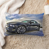 ムスタングのカスタムの枕 ランバークッション (ブランケット)