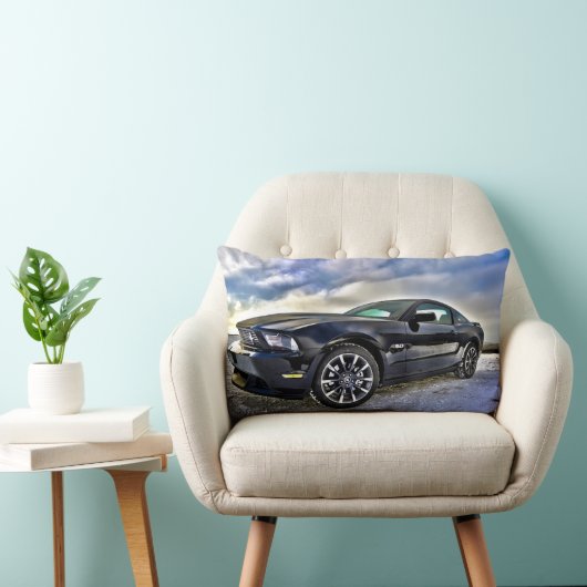 ムスタングのカスタムの枕 ランバークッション (椅子)