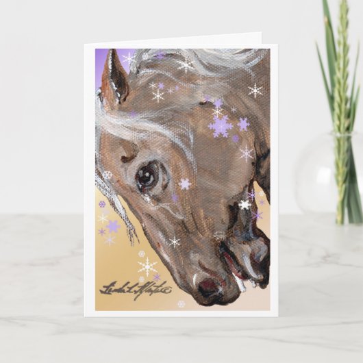 ムスタングのクリスマスカードの精神 シーズンカード (正面)