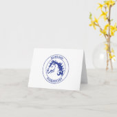 ムスタングのメッセージカード カード (黄色い花)