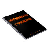 ムスタングの夢-写真のノート(80ページB&W) ノートブック (右側)