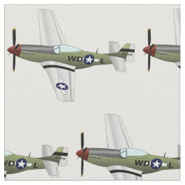 ムスタングのWarbirdの生地 ファブリック