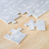 ムスタングスランニングパズルイン雪 ジグソーパズル (側面)