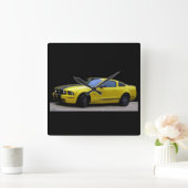 ムスタング302の時計 スクエア壁時計 (ホーム)