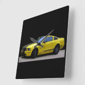 ムスタング302の時計 スクエア壁時計 (傾斜)