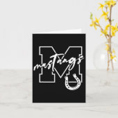 ムスタング カード (黄色い花)