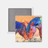 ムスタング マグネット (正面/裏面)