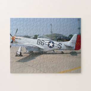 ムスタングP-51Dの航空機 ジグソーパズル