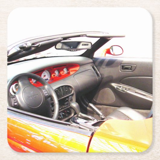 ムスタンゲ スクエアペーパーコースター (正面)