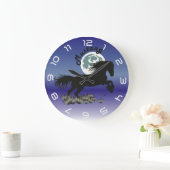 ムスタンフュルプフェルデリエハバーウル ラージ壁時計 (ホーム)