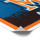 ムスタンホースカウボーイロサンゼルスカリフォルニアUSA ポスター (角)