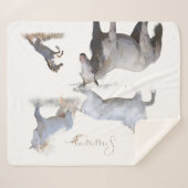 ムスタンワイルドスタリオンサバイバーシェルパブランケット シェルパブランケット (正面(横))