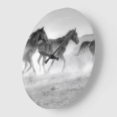 ムスタン走グ ラージ壁時計 (傾斜)