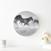 ムスタン走グ ラージ壁時計 (ホーム)