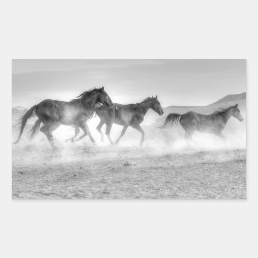 ムスタン走グ 長方形シール (正面)