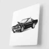 ムスタン スクエア壁時計 (傾斜)