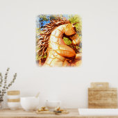 ムスタン・スタリオンのポスター ポスター (キッチン)