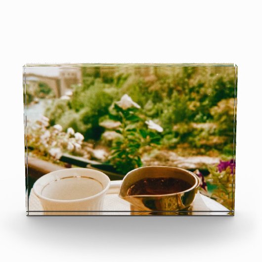 ムスターでのボスニアのコーヒーブレイク フォトブロック (正面)