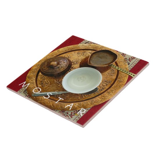 ムスターボスニアのコーヒーセットセラミックタイル タイル (側面)