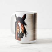 ムスタ威厳のあるング – 自由の精神 コーヒーマグカップ (正面左)