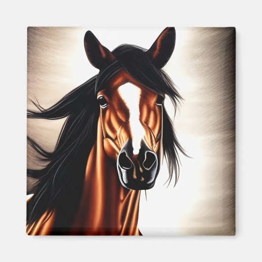 ムスタ威厳のあるング – 自由の精神 マグネット (正面)