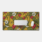 ムストラードのレンチとイチゴ デスクマット (キーボード&マウス)