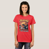 ムスビハワイで最もホットなライスサンドイッチ Tシャツ (正面フル)