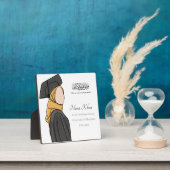 ムスリムのパーソナライズされた卒業祝い フォトプラーク (インサイチュ)