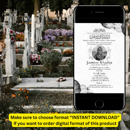ムスリムの死の発表女性ジャナザ祈りの言葉 招待状