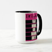 ムスリムの祈りの言葉の時間。 マグカップ (正面右)