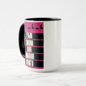 ムスリムの祈りの言葉の時間。 マグカップ (正面左)