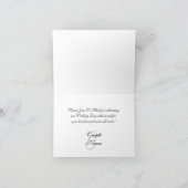 ムスリムの結婚式のお礼 サンキューカード (内部)