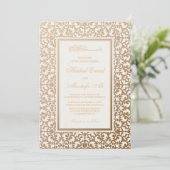 ムスリムの結婚式招待状 招待状 (スタンド正面)