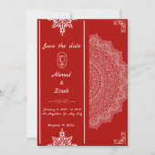 ムスリムの結婚式　保存日 セーブザデート (正面)