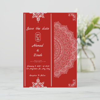 ムスリムの結婚式　保存日 セーブザデート